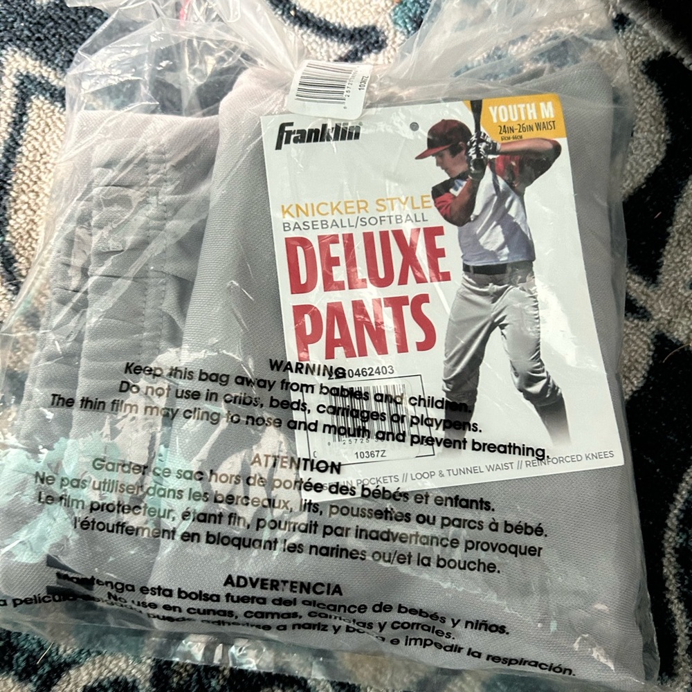 Franklin Youth Knicker Style Deluxe Pants - Gray